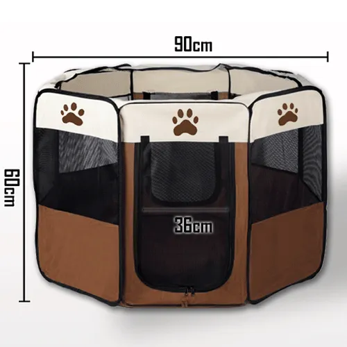 8 Panel Portable Puppy Dog Pet Exercise Playpen Crate Large