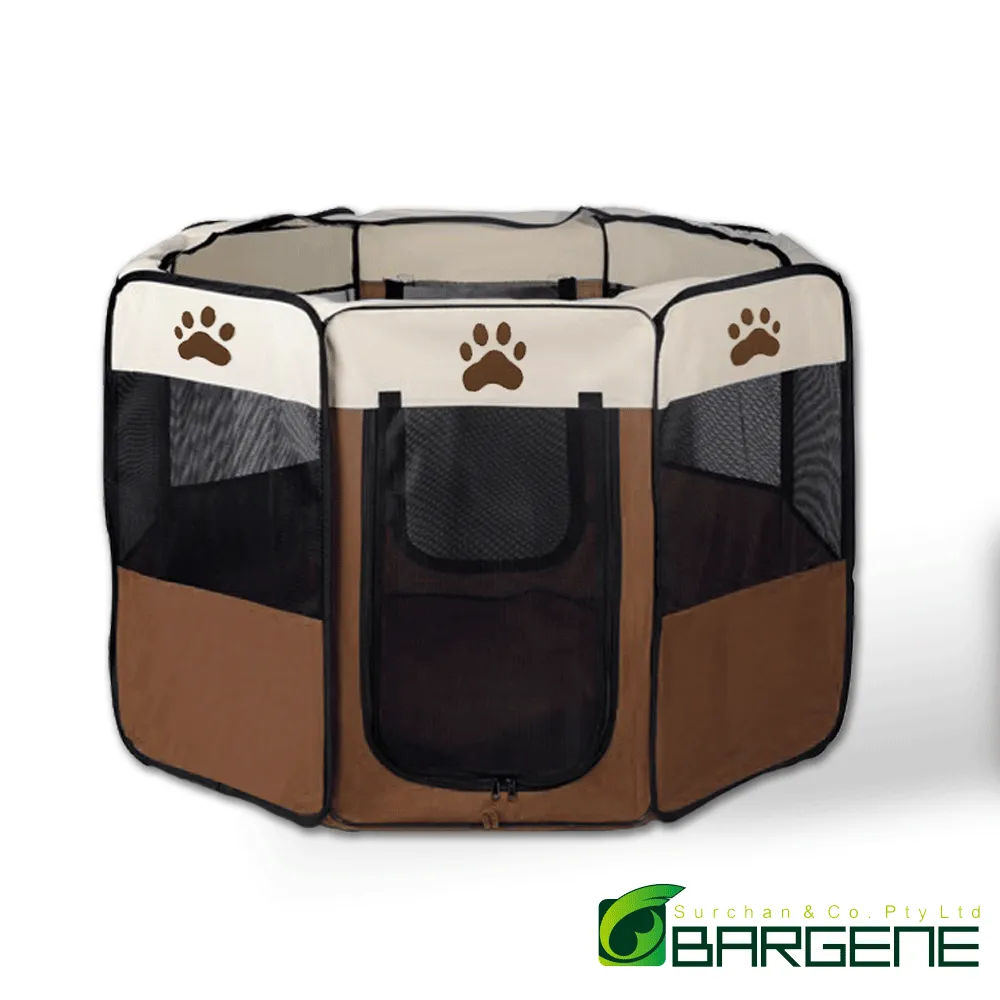 8 Panel Portable Puppy Dog Pet Exercise Playpen Crate Large