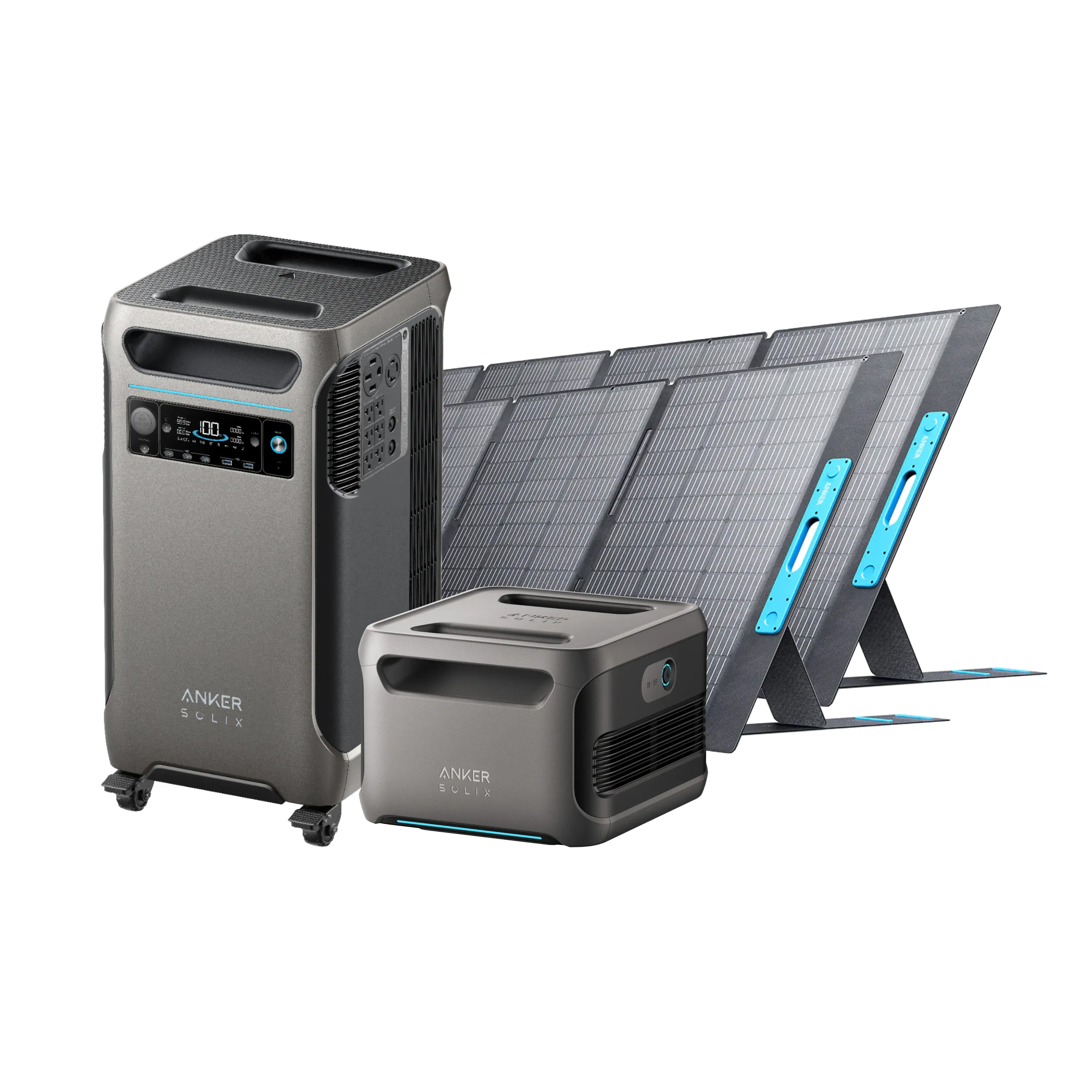 Anker SOLIX F3800   Expansion Battery   2 × 400W Solar Panel