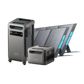 Anker SOLIX F3800   Expansion Battery   2 × 400W Solar Panel