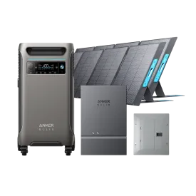 Anker SOLIX F3800   Smart Home Power Kit   2 × 400W Solar Panel