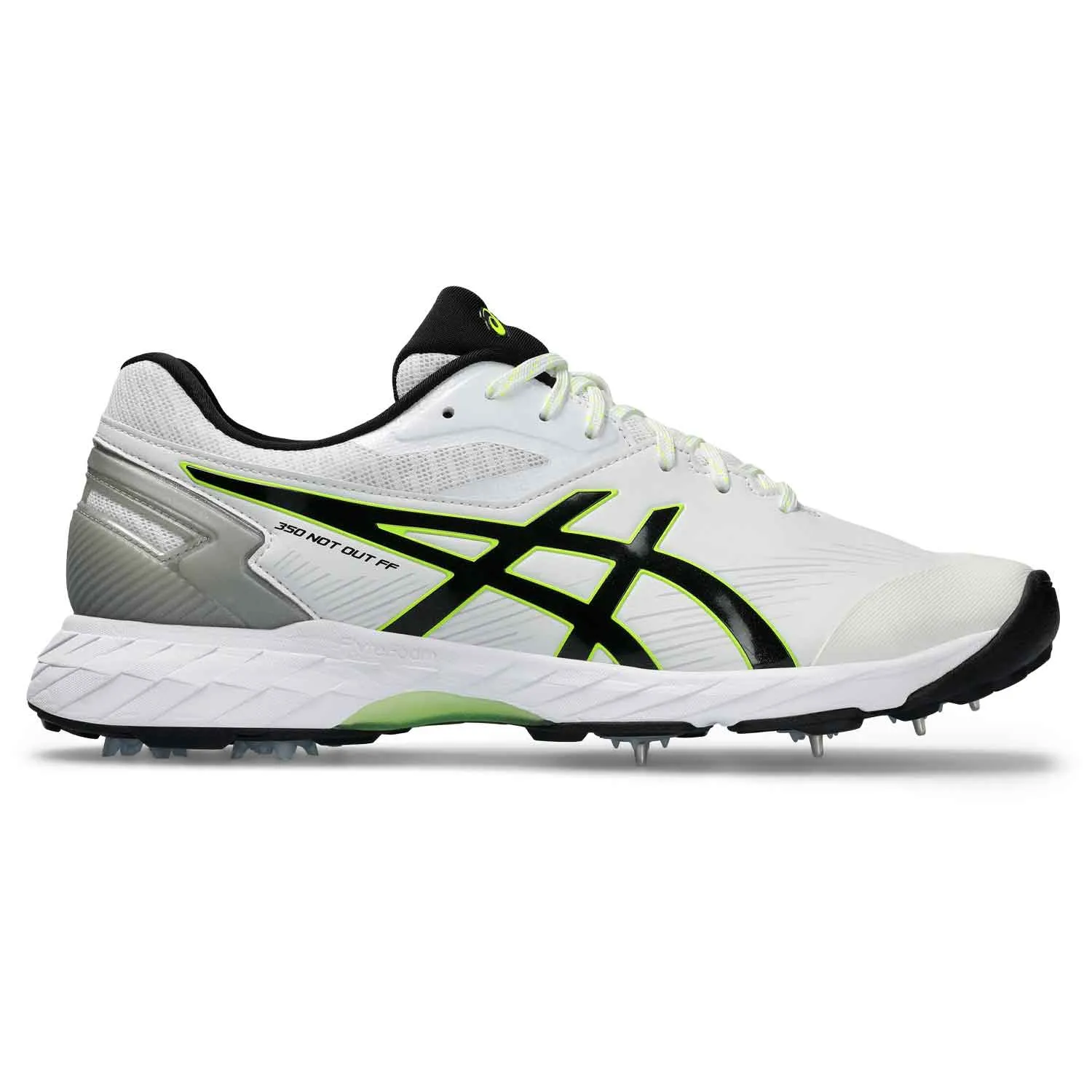 Asics 350 Not Out Cricket Spikes White/Black