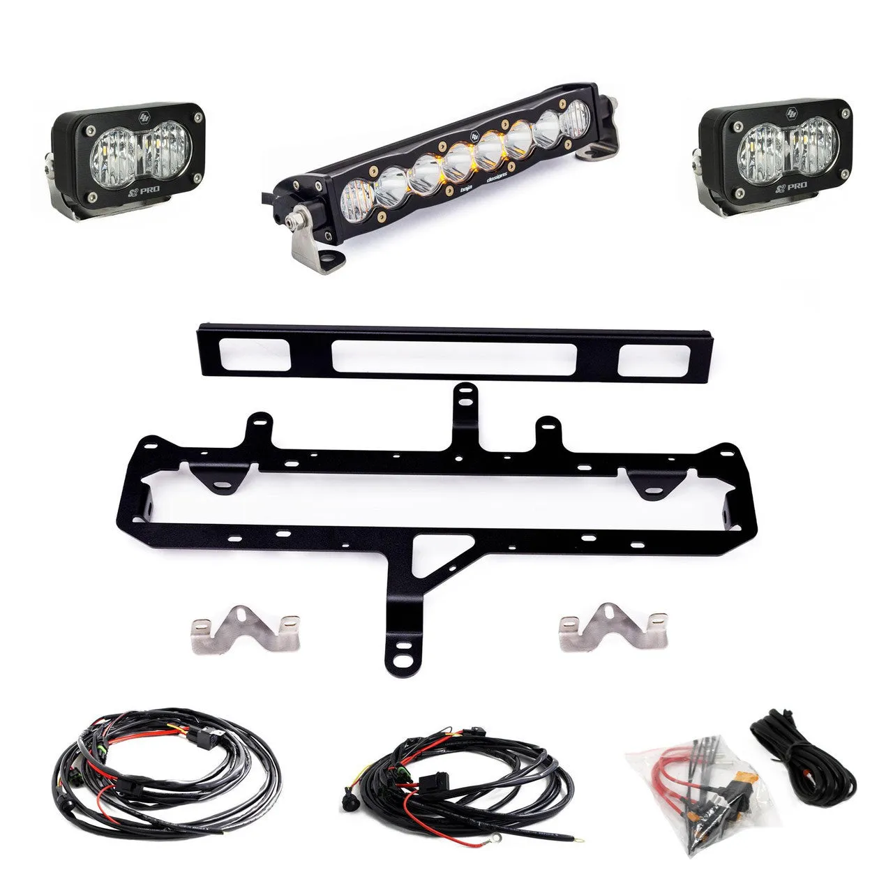 Baja Designs S8 10" LED Light Bar Kit for TRD Pro Grille - Clear | 2024  Toyota Tacoma