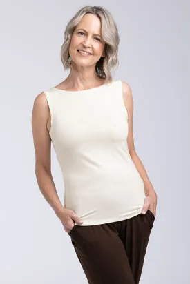 Bamboo Shell Top - Ivory