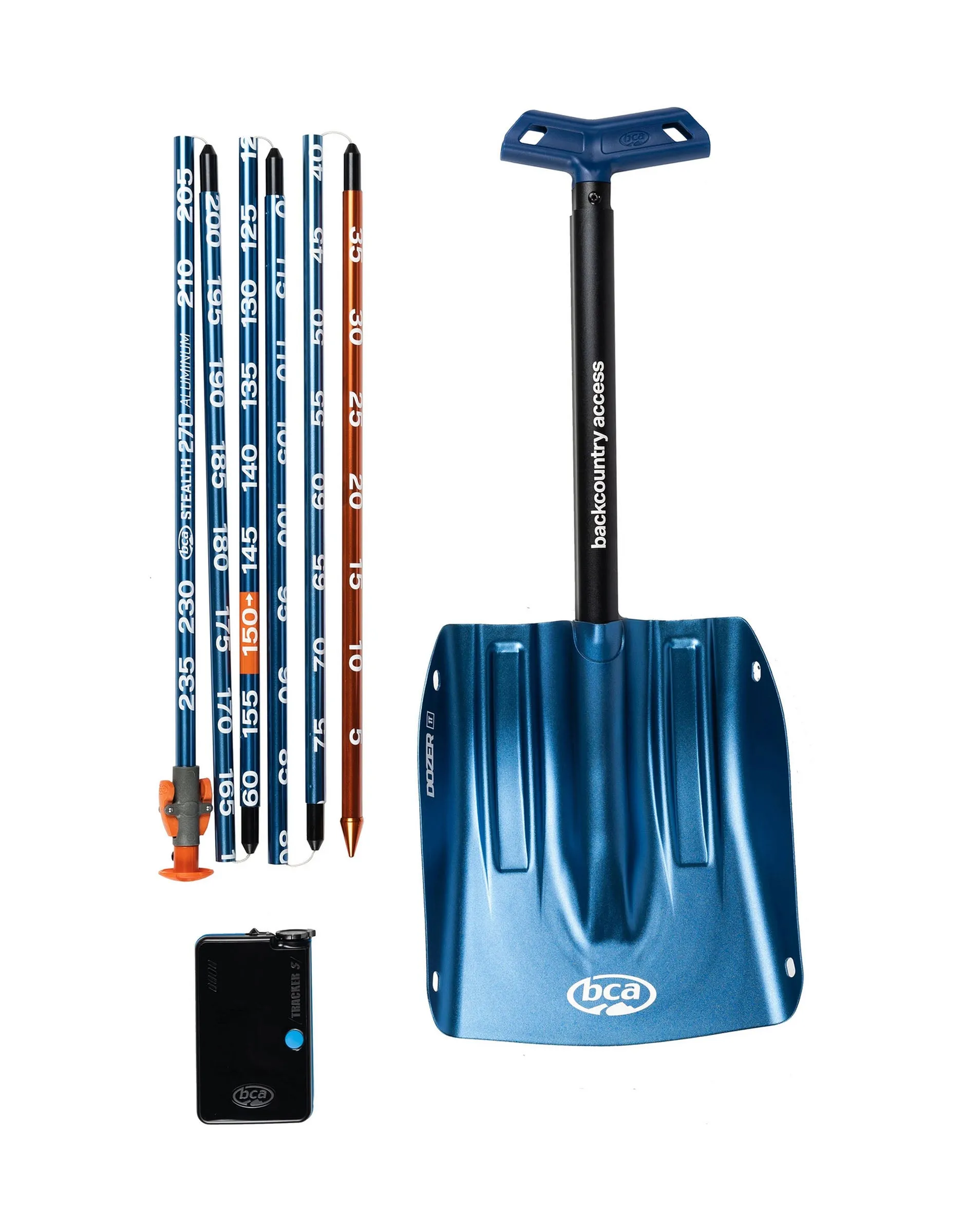 BCA Tracker S Beacon, Probe and Shovel Set