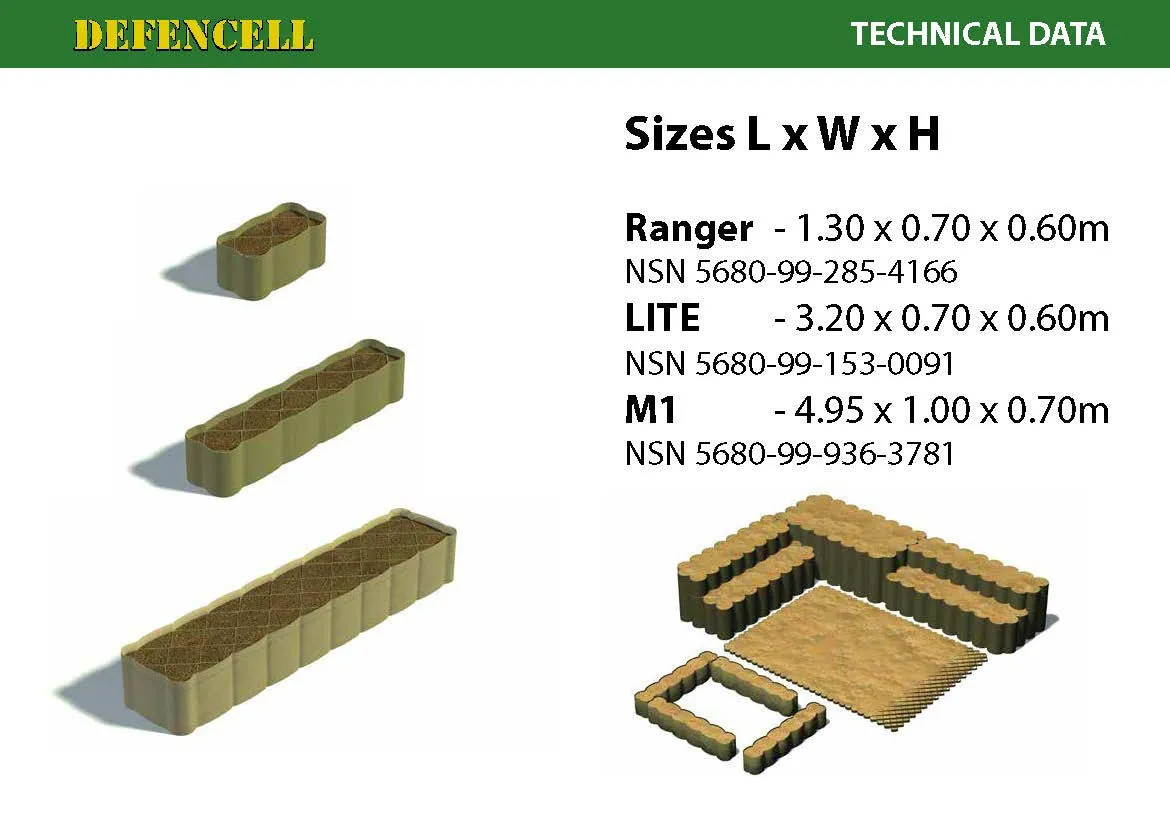 DefenCell T3 Expeditionary Force Protection System