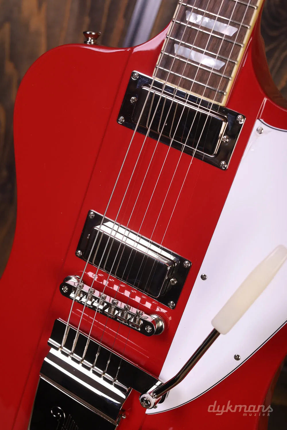 Epiphone 1963 Firebird V Maestro Vibrola Ember Red