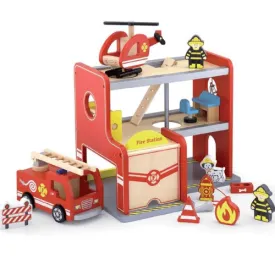 Fire Station with Accessories