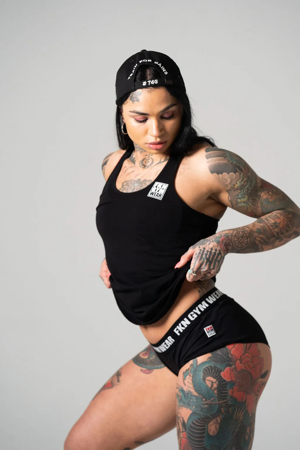 Force | Classic Women's Gym Singlet | Black