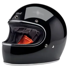 Gringo DOT/ECE R22.06 Approved Full Face Helmet - Gloss Black