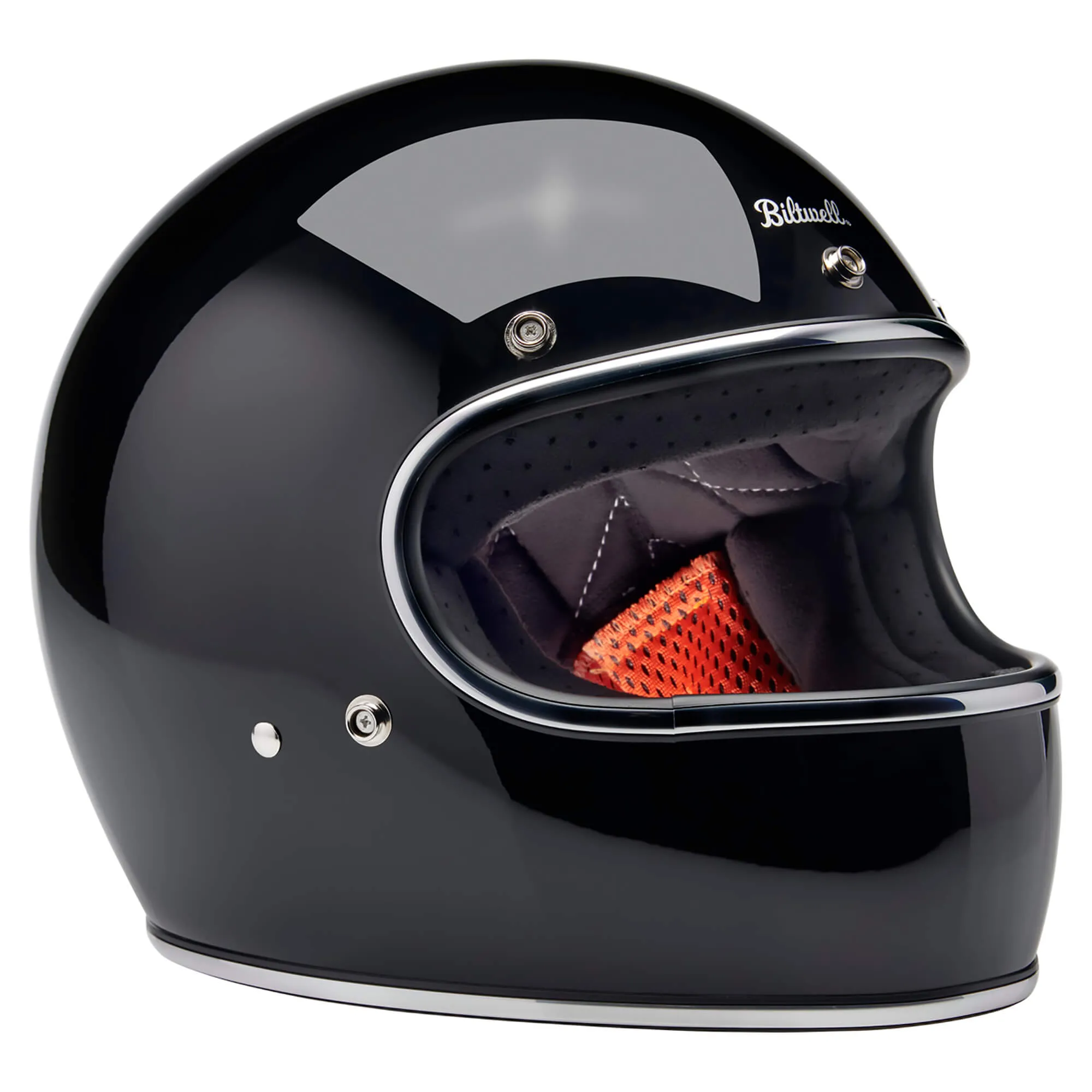 Gringo DOT/ECE R22.06 Approved Full Face Helmet - Gloss Black