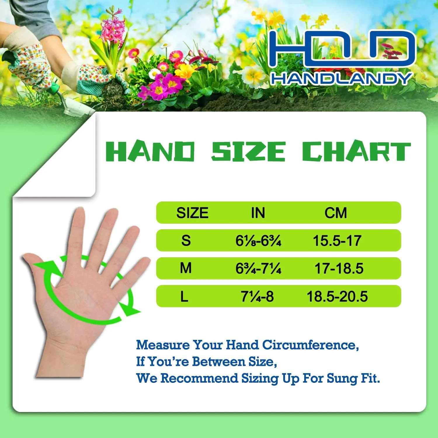 Handlandy Wholesale Ladies Garden Gloves Improves Dexterity Breath Plant 512324 (120 Pairs)