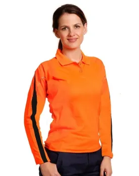 Hi-vis Legend Long Sleeve Polo Ladies SW34A