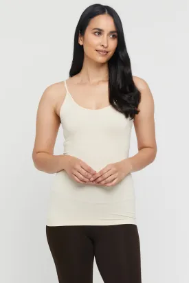 Lucia Bamboo Cami - Ecru