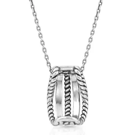 Montana Silversmiths Women's Roped Trio Necklace