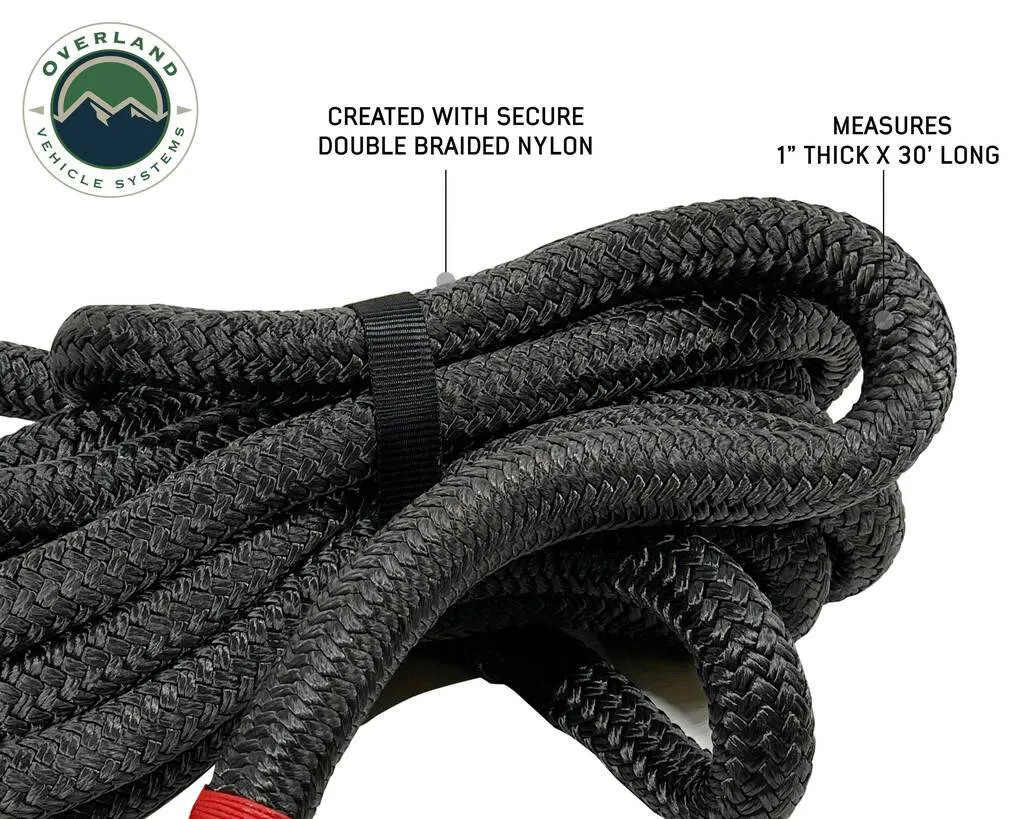 Overland Vehicle Systems Ultimate Recovery Package - Brute Kinetic Rope, Recovery Shovel, Recovery Ramp, 5/8" Soft Shackle | Universal