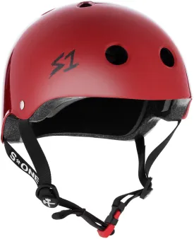 S1 Mini Lifer Helmet - Blood Red Gloss