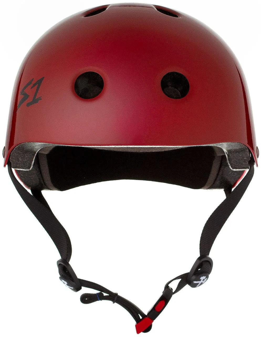 S1 Mini Lifer Helmet - Blood Red Gloss