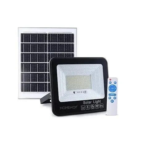 Solar LED automatic floodlight 60W for Home and Garden with Remote