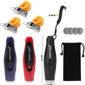 UNIWA Electronic Whistle | 3 Pack Electric Handheld Electronic Whistle With Lanyard