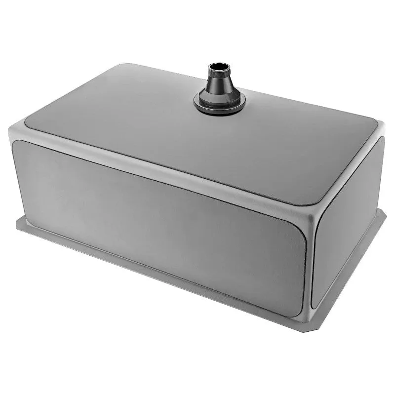 Vanguard 32.75" Single Basin Undermount Kitchen Sink in Brushed Satin