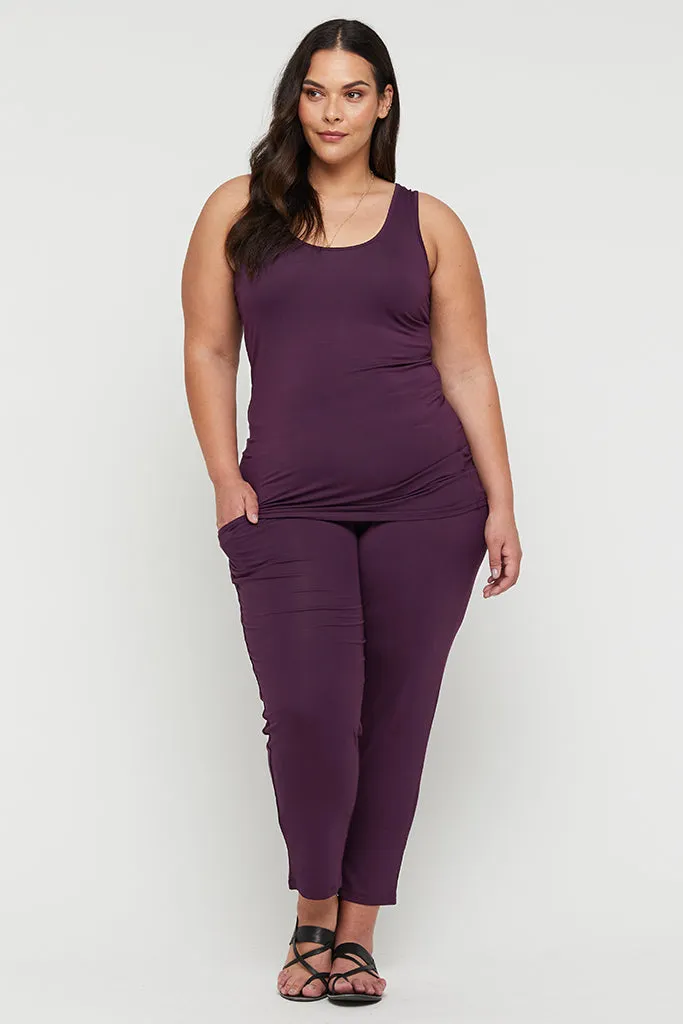 Vest Top - Plum